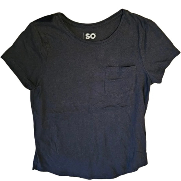 SO Girls Pocketed T-Shirt - Picture 1 of 4